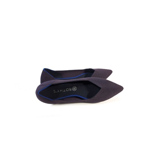 ROTHY'S Womens Size 11 The Point Flats Port Purple Flats - Picture 4 of 8